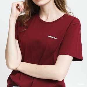 Patagonia W’s P-6 logo organic Crew Tee